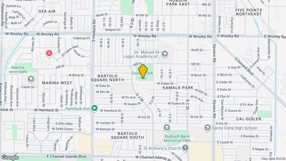 951 W Cedar Ct Map and Location Details