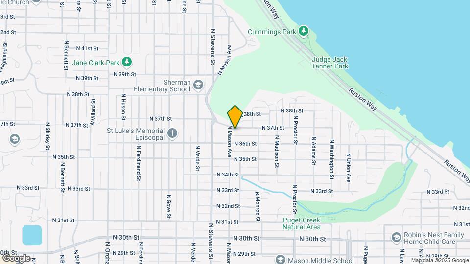4136 N 37th St Map and Location Details