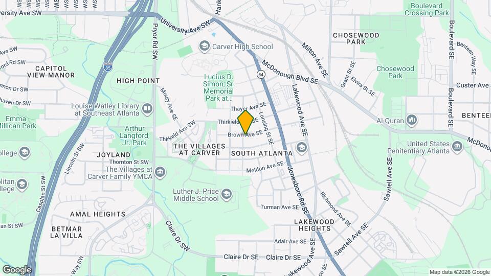 71 Brown Ave SE, Unit Unit B Map and Location Details