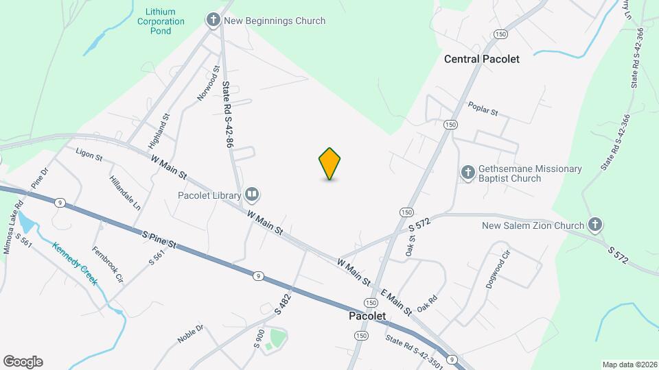 2819 S Pine St Map and Location Details