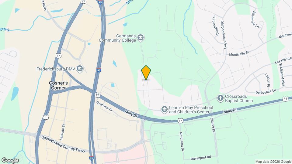 9905 Matti Hill Ct Map and Location Details