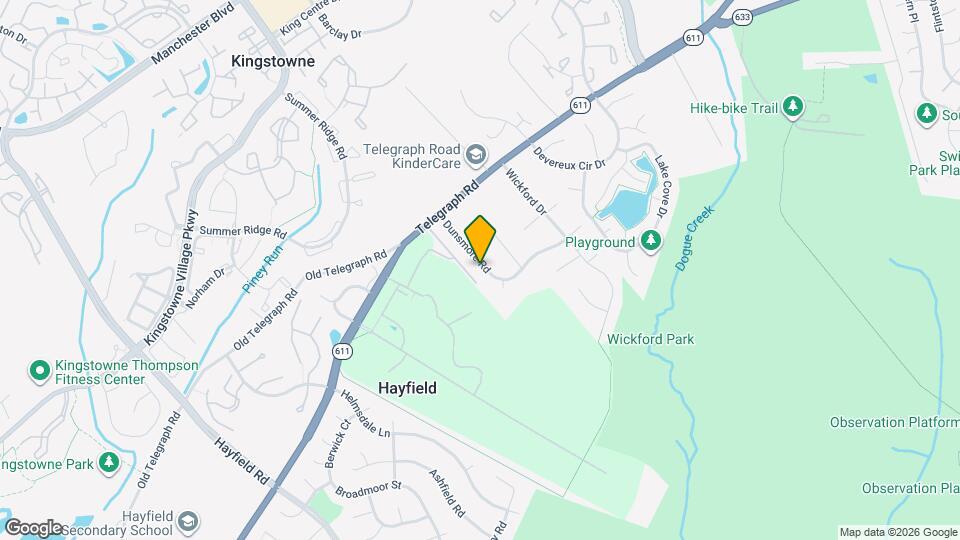 5516 Dunsmore Rd Map and Location Details