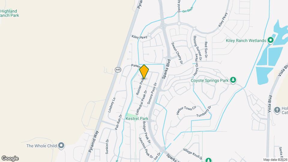 5838 Rainier Peak Dr Map and Location Details