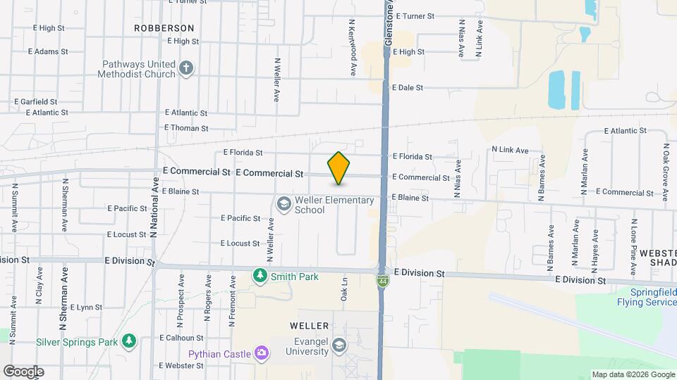 1649 E Blaine St Map and Location Details