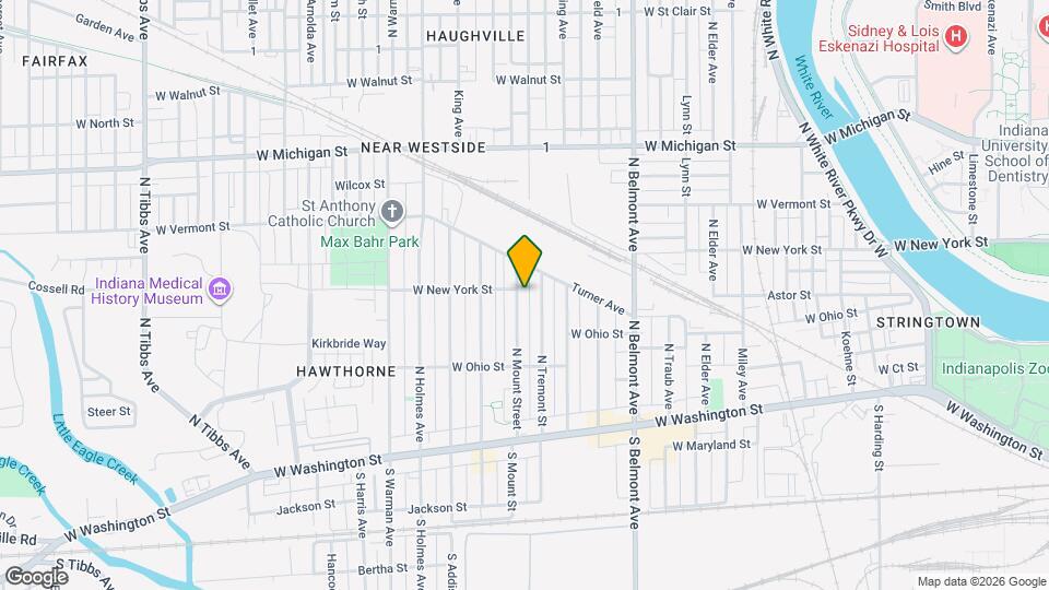 281 N Mount Street Map and Location Details