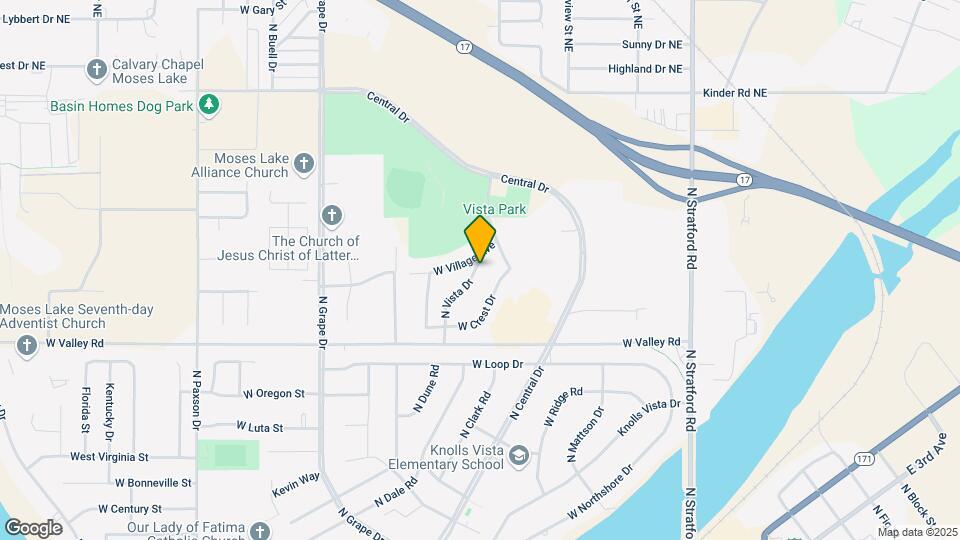 857 Vista Dr Map and Location Details