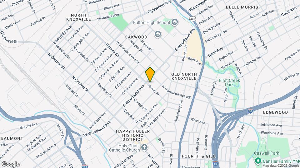 1426 Harvey St Mapa y Detalles de la Ubicación