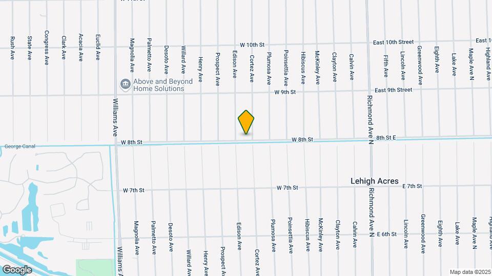 302 W 8th St Map and Location Details
