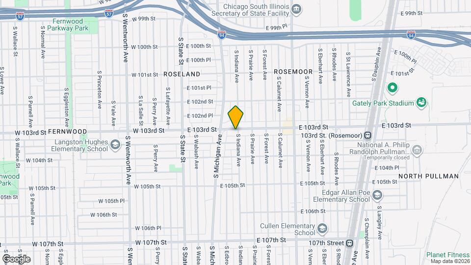 135 E 103rd St Map and Location Details