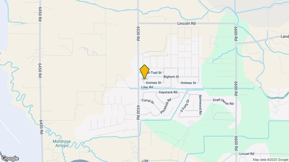 1213 Animas St Map and Location Details