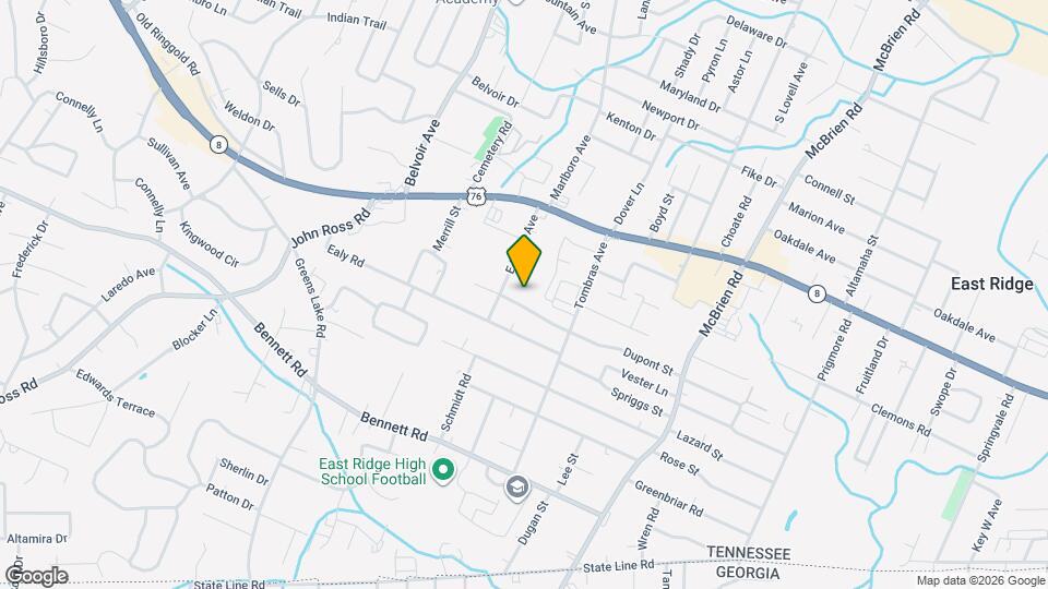 4207 DuPont St Map and Location Details