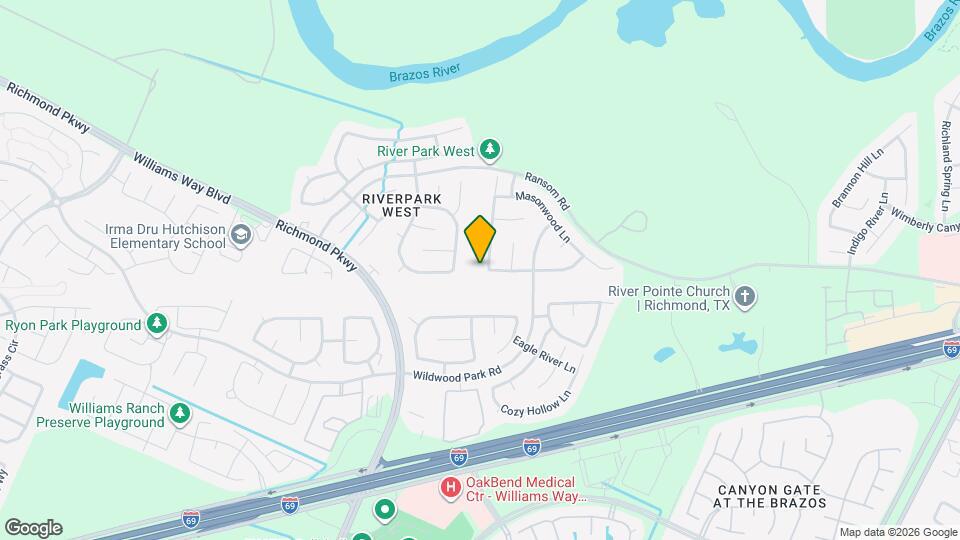 2103 Trinity Manor Ln Map and Location Details