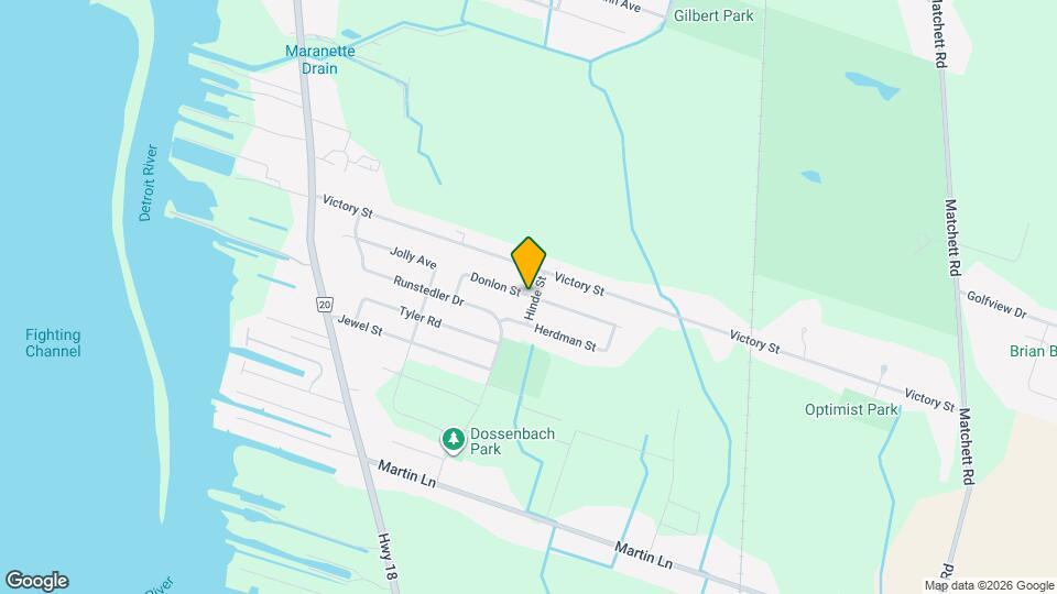 605 Donlon St Map and Location Details