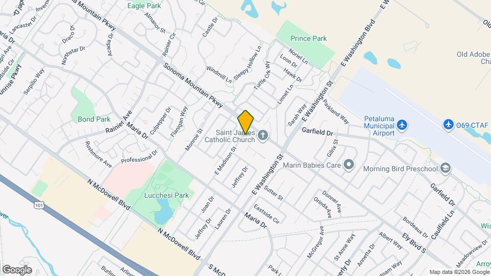 1724 E Madison St Map and Location Details