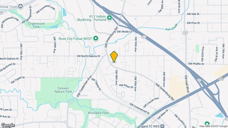 11380 SW Greenburg Rd Map and Location Details