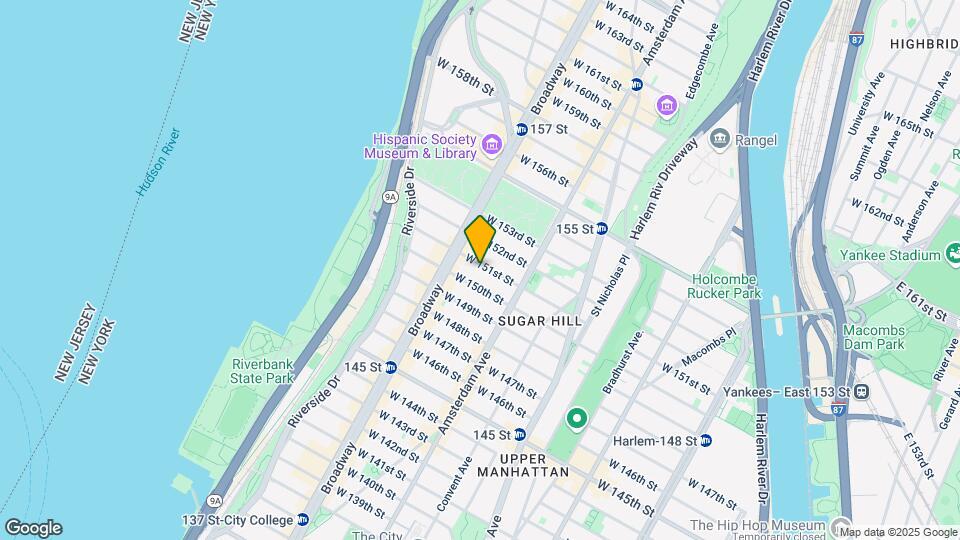 524 W 151st St Map and Location Details