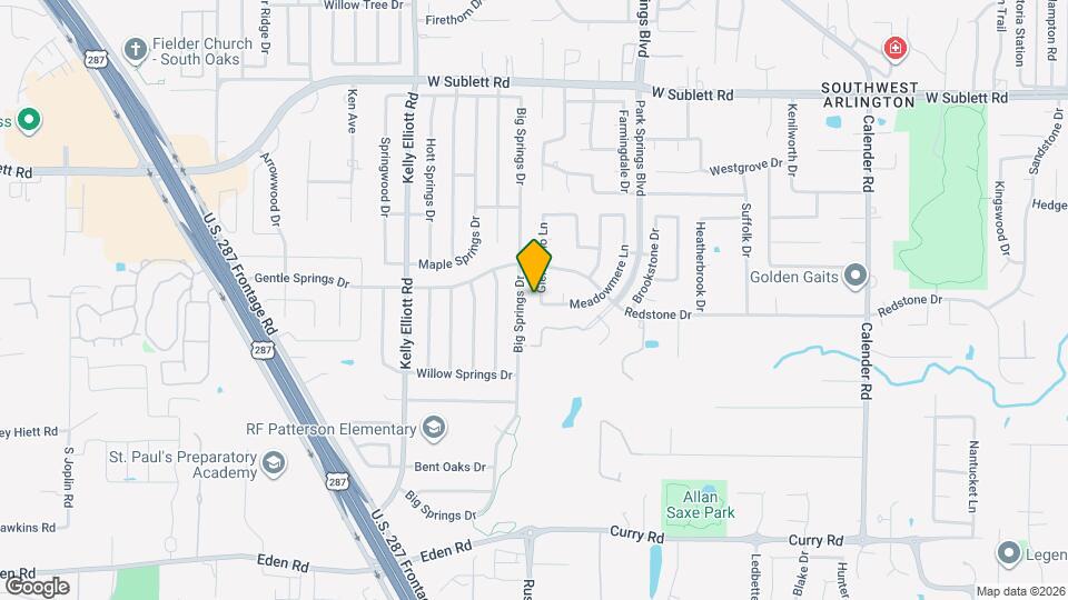 6308 Glen Echo Ln Map and Location Details