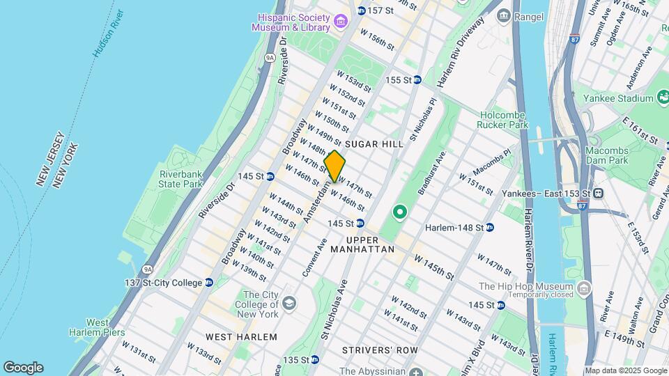 475 W 146th St Map and Location Details