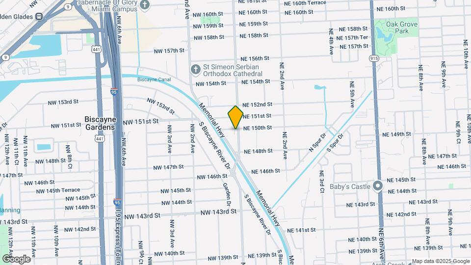 14950 N Miami Ave Map and Location Details