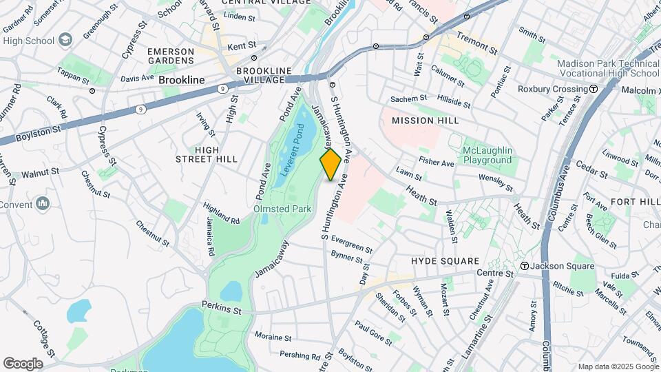 161 S Huntington Ave-Unit -33 Map and Location Details