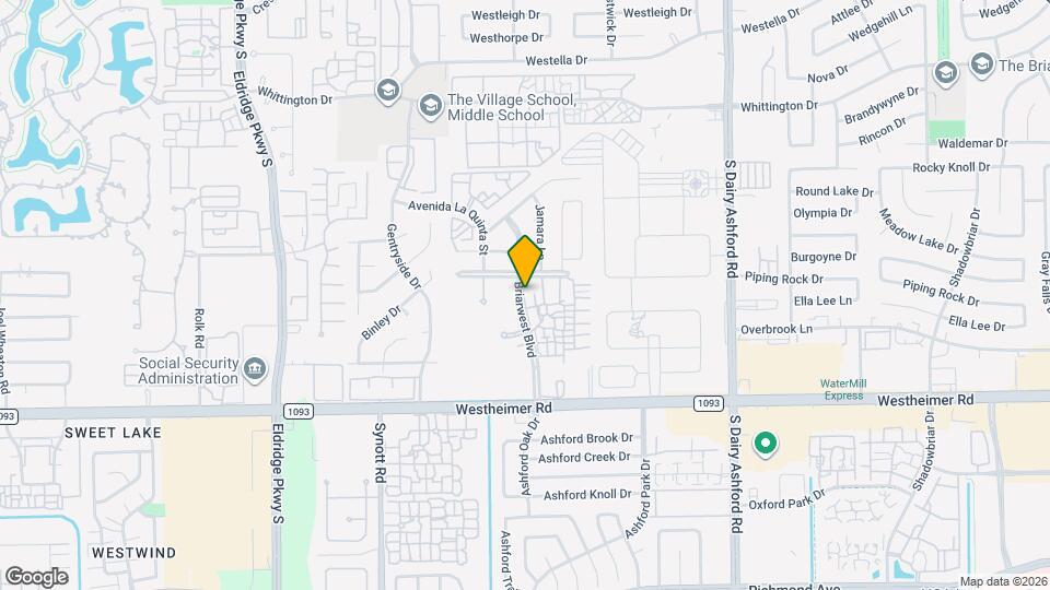 2333 Briarwest Blvd Mapa y Detalles de la Ubicación