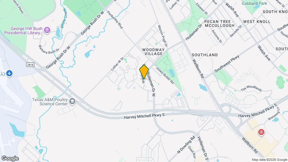 1913 Woodsman Dr Mapa y Detalles de la Ubicación