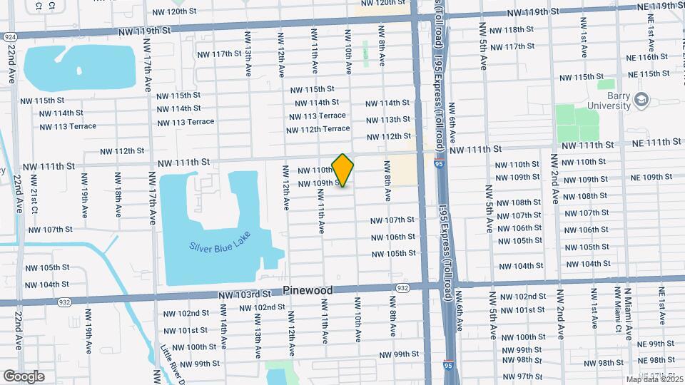 1031 NW 108th Terrace Mapa y Detalles de la Ubicación