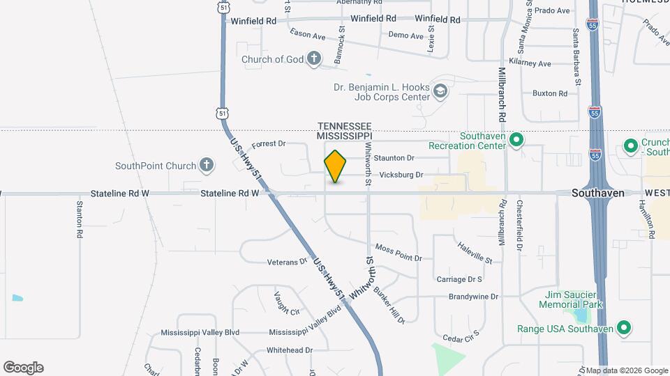 1598 Main St Map and Location Details