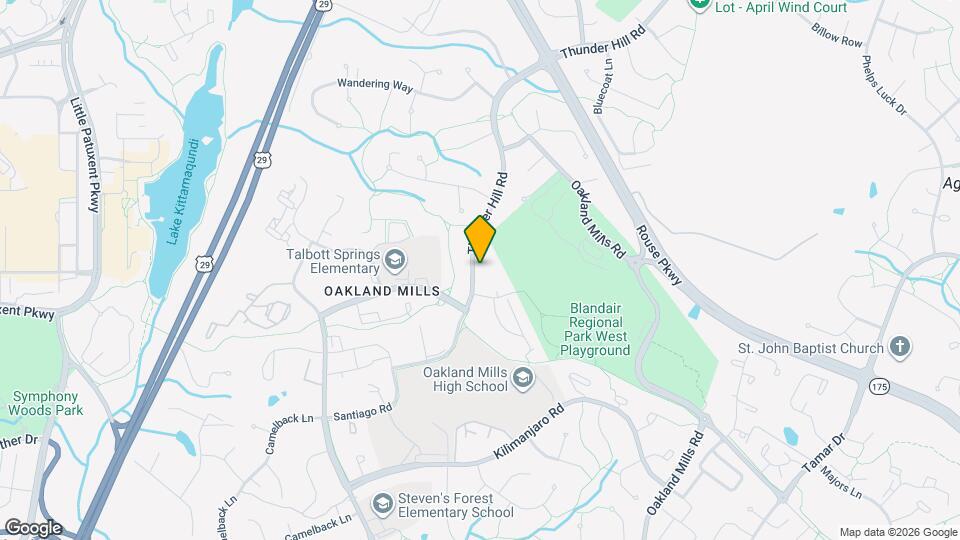 5707 Thunder Hill Rd Map and Location Details