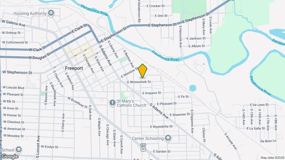 504 E Winneshiek St Map and Location Details