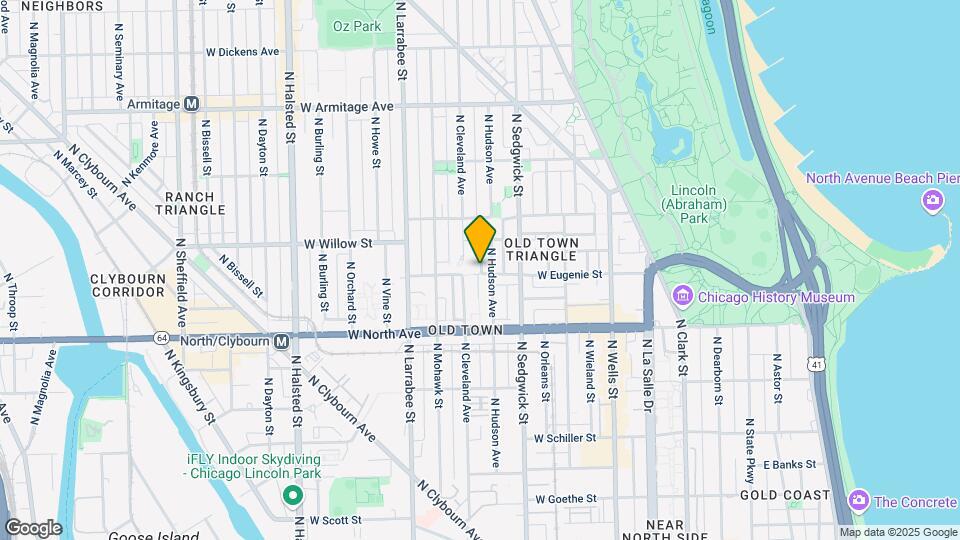 443 W Eugenie St Map and Location Details