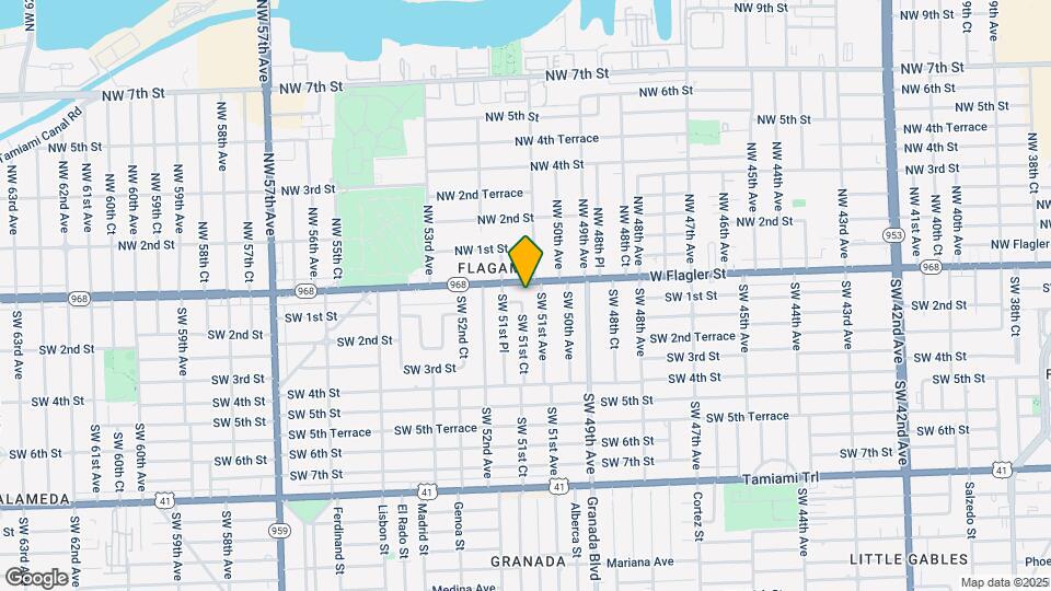 57 SW 51st Ct Map and Location Details