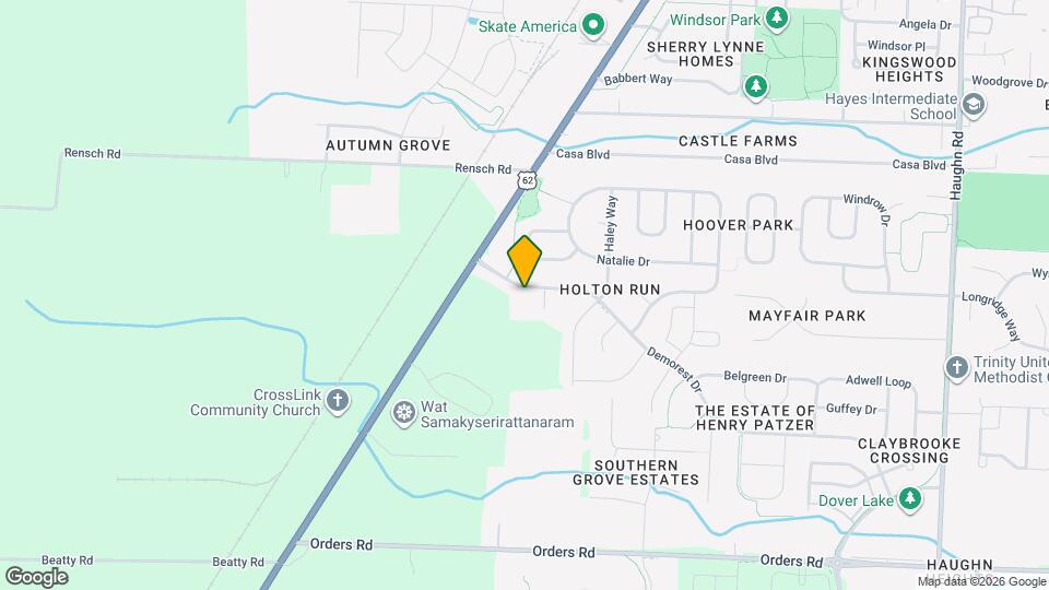 Woodside at Holton Run Map and Location Details