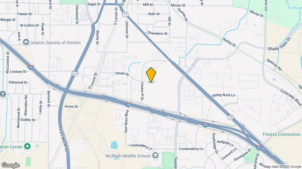 1408 Teasley Ln Mapa y Detalles de la Ubicación