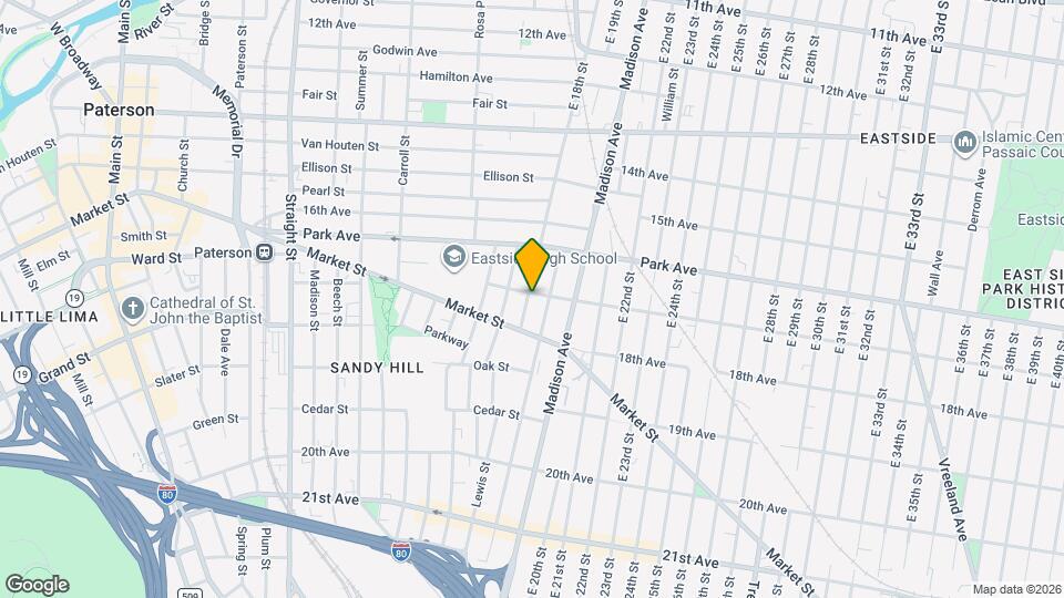 777 E 18th St Map and Location Details