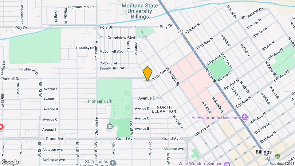 1052 N 32nd St Map and Location Details