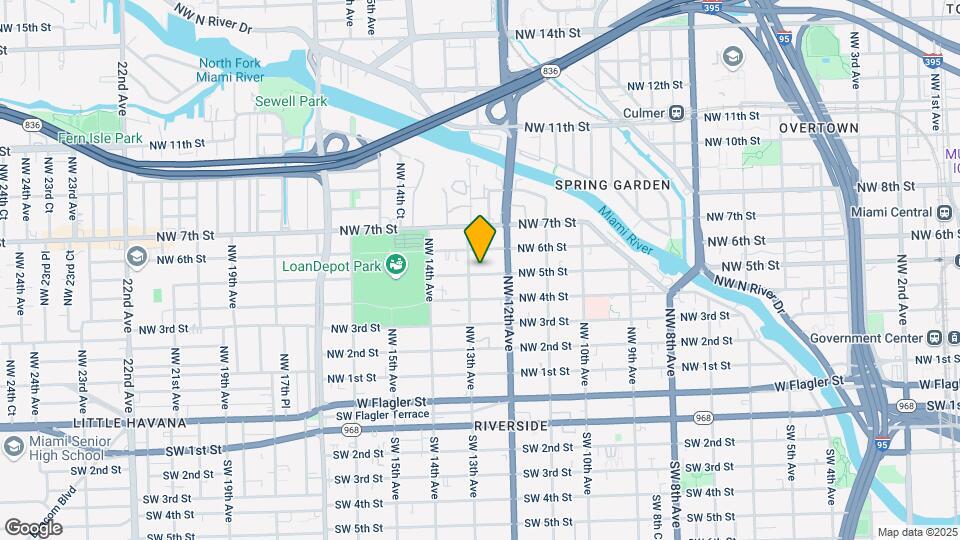 1261 NW 5th St Map and Location Details