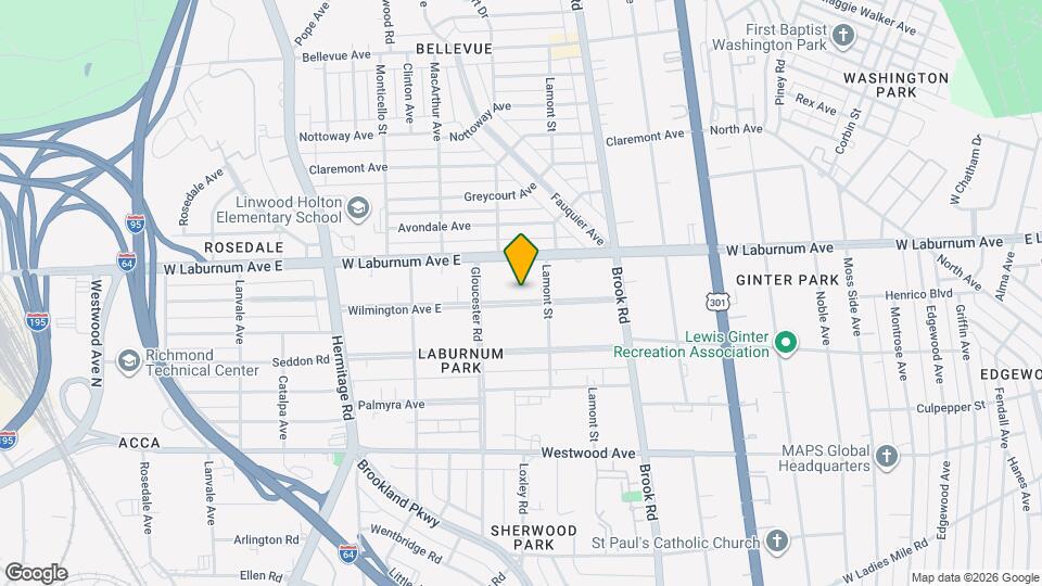 1404 Wilmington Ave W Map and Location Details