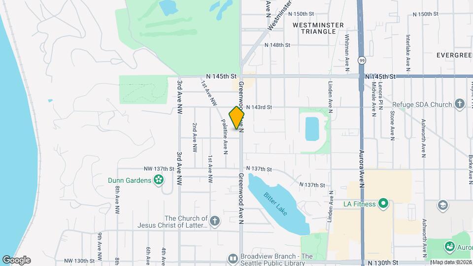 14007 Greenwood Ave N Map and Location Details