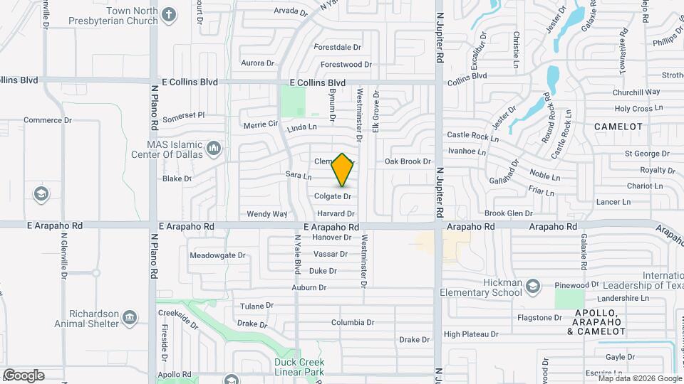 1905 Colgate Dr Map and Location Details