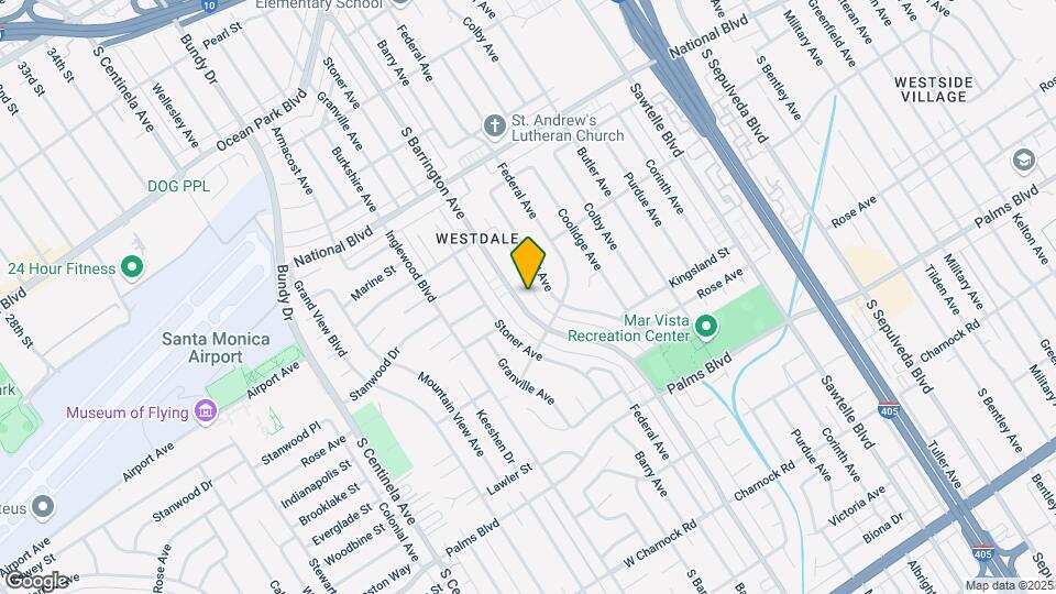 3220 S Barrington Ave Map and Location Details