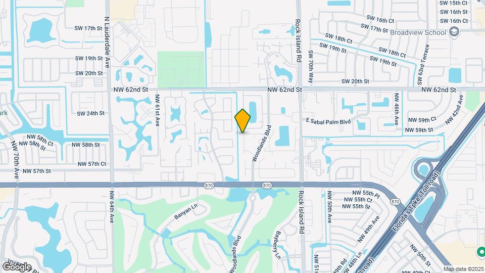 5881 NW 57th Ave Map and Location Details