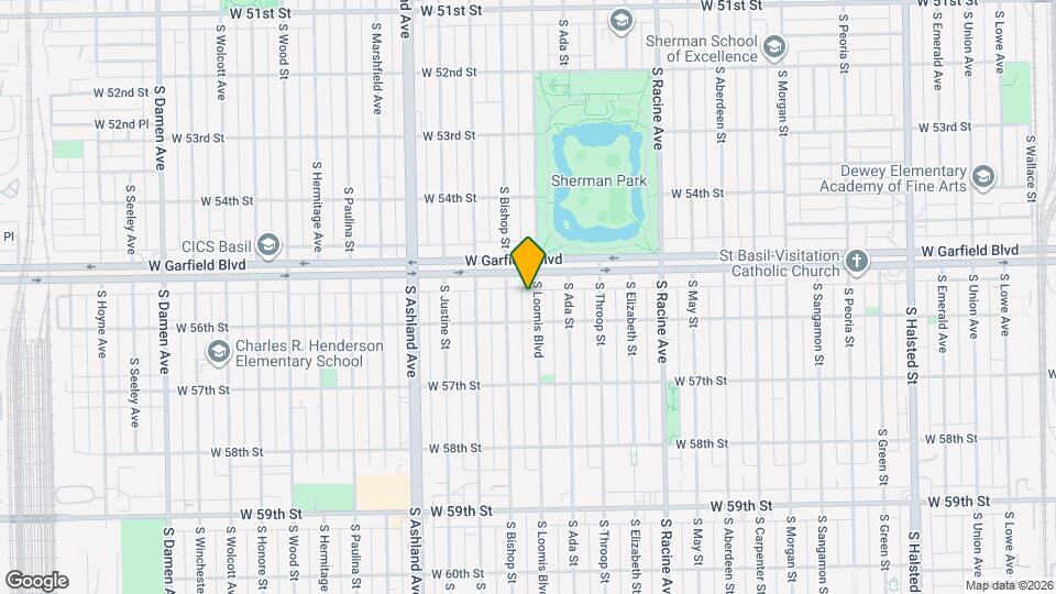 5522 S Loomis Blvd, Unit Loomis #1 Map and Location Details