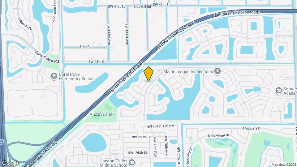 5043 SW 140th Terrace Map and Location Details