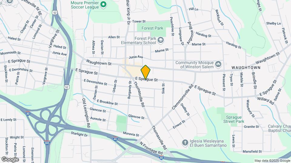 1006 E Sprague St Map and Location Details