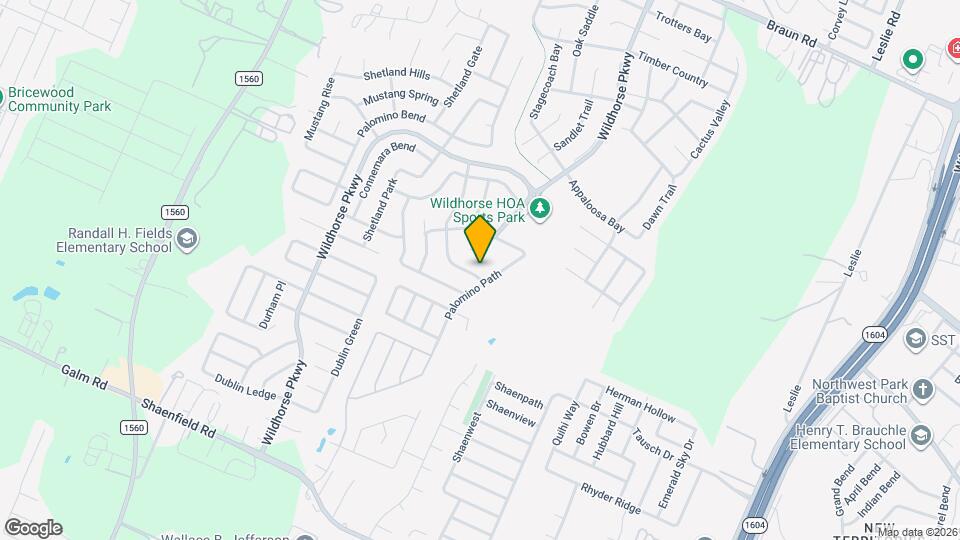 9506 Mustang Farm Map and Location Details