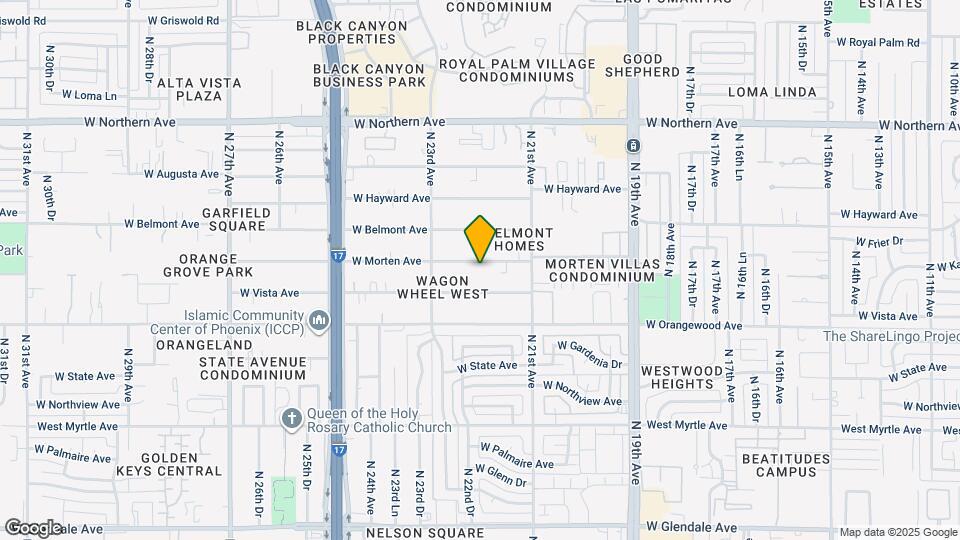 2205 W Morten Ave Map and Location Details