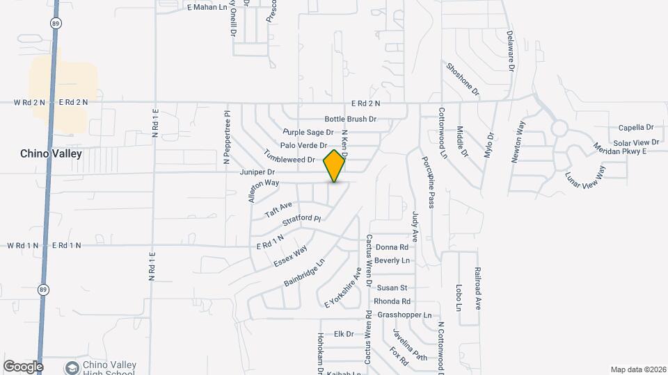 1659 Allerton Way Map and Location Details