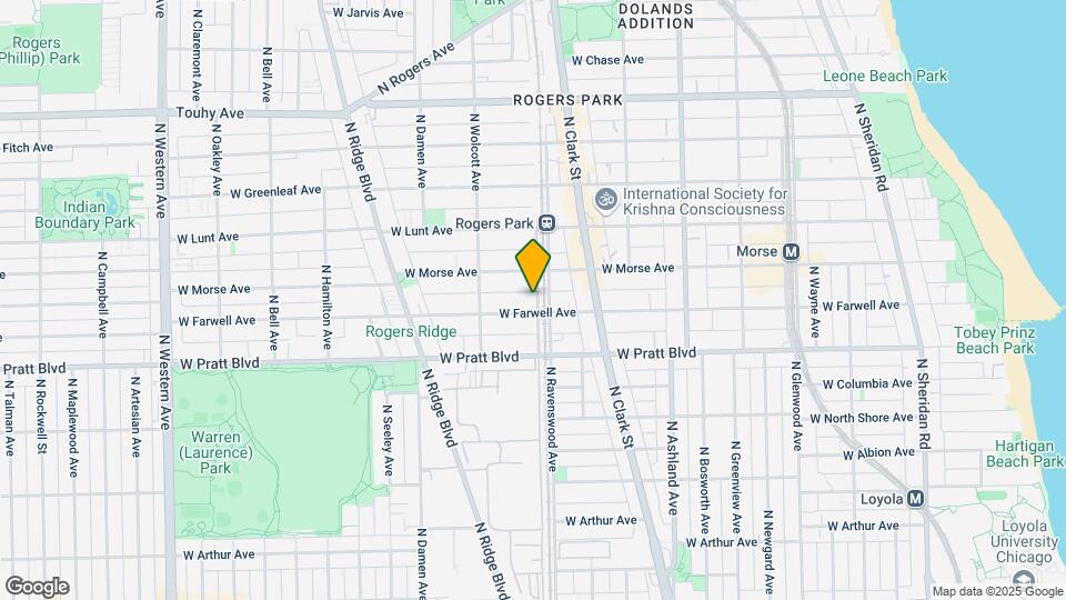1800 W Farwell Ave Map and Location Details