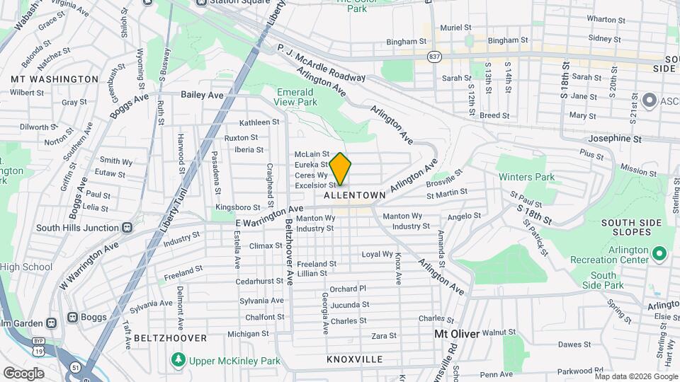 740 Excelsior St Map and Location Details